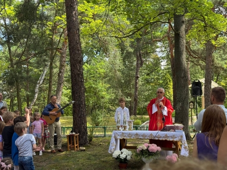 Msza święta i piknik na podsumowanie roku szkolnego 2024-2025