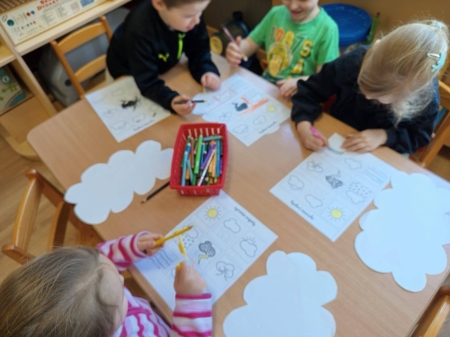 W tym tygodniu nasze Misiaki odkrywały tajemnice pogody 